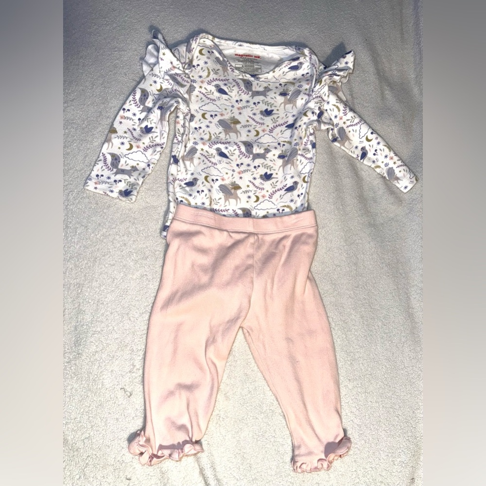 Magnetic Me Kids Matching Set - White and Pink